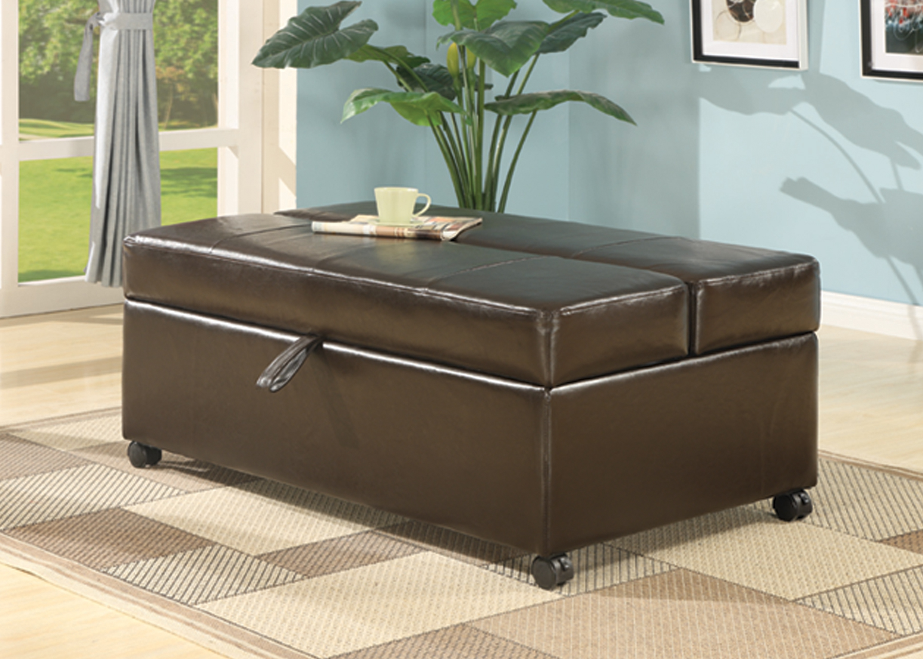 sleeper pull out sofa bed ottoman