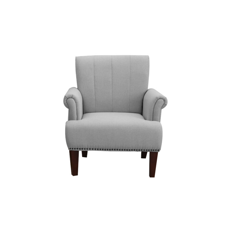 Traditional Nailhead Trim Arm Chair